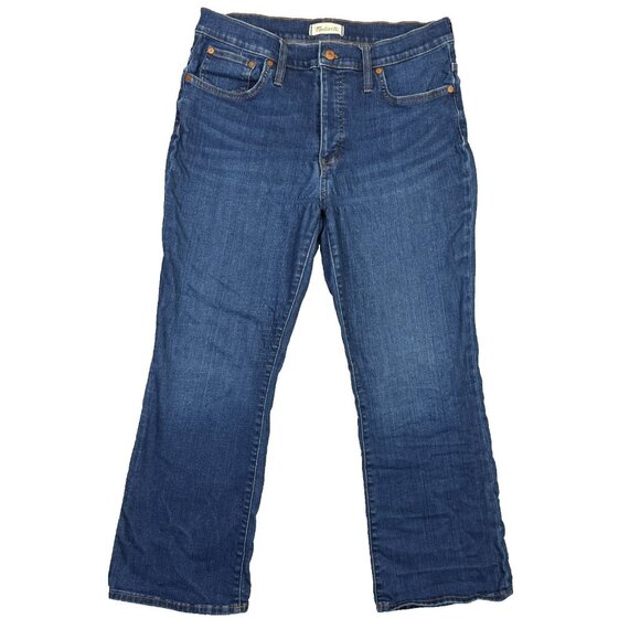 Madewell Denim - Madewell Mid Rise Kick Out Jeans Womens 31 Blue Denim Pants 26" Inseam